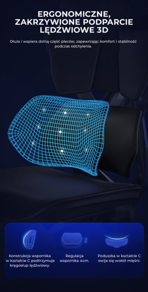 Fotel ergonomiczny gamingowy Angel Furia PRO Fotel ergonomiczny gamingowy Angel Furia PRO