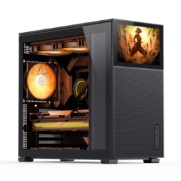 Jonsbo D41 MESH Screen ATX Gehäuse Tempered Glass - schwarz