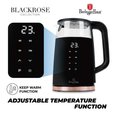 CZAJNIK ELEKTRYCZNY 1,7L BERLINGER HAUS BH-9477 BLACK ROSE CZAJNIK ELEKTRYCZNY 1,7L BERLINGER HAUS BH-9477 BLACK ROSE