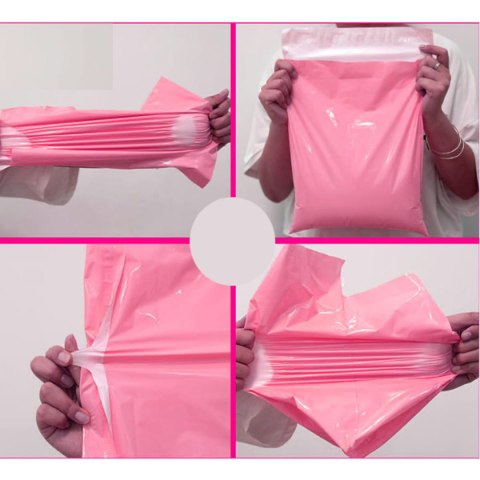 Foliopaki Kurierskie Różowe XL 500x600mm - 500 szt. Foliopaki Kurierskie Różowe XL 500x600mm - 500 szt.
