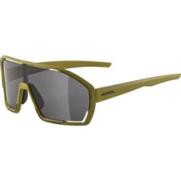 ALPINA Okulary na rower BONFIRE kolor OLIVE MATT szkło BLACK Cat.3 FOGSTOP new 2022