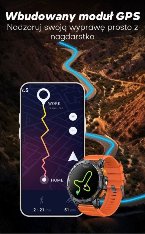 Smartwatch Męski GRAVITY GPS GT24-2 Czarny Pasek Silikonowy + Biały Pasek Silikonowy Smartwatch Męski GRAVITY GPS GT24-2 Czarny Pasek Silikonowy + Biały Pasek Silikonowy
