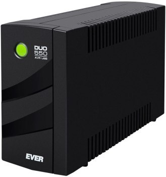 Zasilacz UPS EVER DUO 550 AVR USB (TWR; 550VA) (T/DAVRTO-000K55/00) Zasilacz UPS EVER DUO 550 AVR USB (TWR; 550VA) (T/DAVRTO-000K55/00)