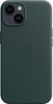Apple iPhone 14 Leather Case with MagSafe forest green Apple iPhone 14 Leather Case with MagSafe forest green