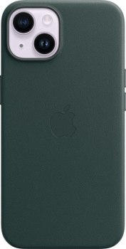 Apple iPhone 14 Leather Case with MagSafe forest green Apple iPhone 14 Leather Case with MagSafe forest green
