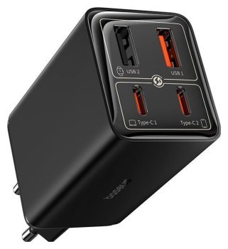 Baseus GaN6 Pro, 2xUSB-C + 2xUSB, 65W (czarna) Baseus GaN6 Pro, 2xUSB-C + 2xUSB, 65W (czarna)