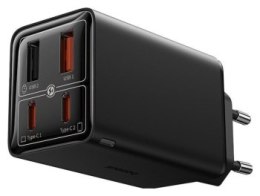 Baseus GaN6 Pro, 2xUSB-C + 2xUSB, 65W (czarna)