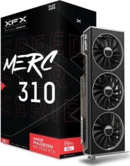 Karta graficzna - XFX Radeon RX 7900 XTX Black Gaming SPEEDSTER MERC310 24GB GDDR6