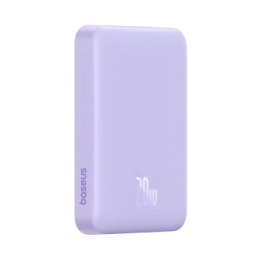 Powerbank Baseus Magnetic Mini Air Wireless 10000mAh 20W+kabel USB C-USB C (fiolet)