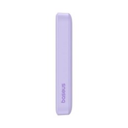 Powerbank Baseus Magnetic Mini Air Wireless 10000mAh 20W+kabel USB C-USB C (fiolet)