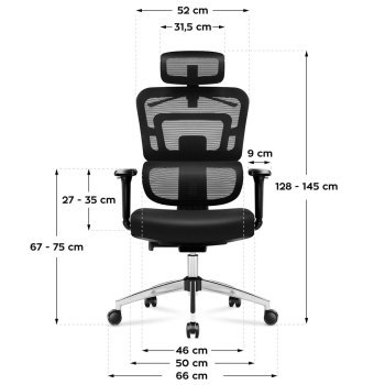 Fotel biurowy MA-Manager 4.9 Black Fotel biurowy MA-Manager 4.9 Black