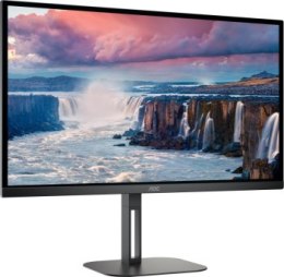 Monitor AOC Q27V5N/BK - 27'' | VA | QHD | 75 Hz | DisplayPort, HDMI | Głośniki 2 x 3 W | Pivot