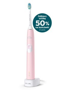Szczoteczki - Szczoteczka do zębów Philips Protective Clean HX6806/04 (soniczna; kolor różowy)