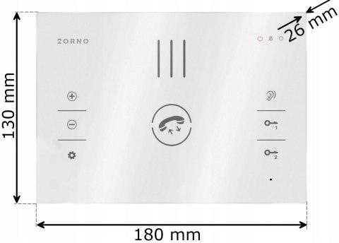 Zestaw domofon ORNO OR-DOM-BA-933/B Zestaw domofon ORNO OR-DOM-BA-933/B