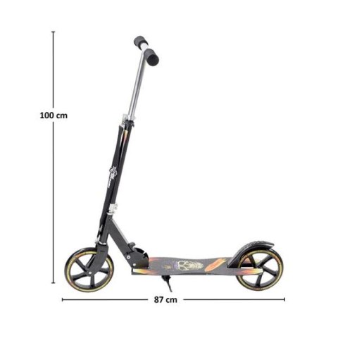 Hulajnoga Nils Extreme HA205D BLACK PU 205MM Hulajnoga Nils Extreme HA205D BLACK PU 205MM