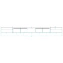 Gryf olimpijski HMS LOCK JAW BLACK 183 cm GO320