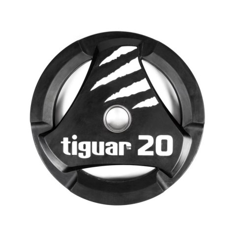 Talerz olimpijski tiguar PU 20 kg TI-WTPU02000 Talerz olimpijski tiguar PU 20 kg TI-WTPU02000