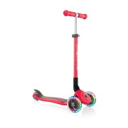 Hulajnoga 3-kołowa Globber Primo Foldable Lights 432-102-2 New Red