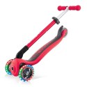 Hulajnoga 3-kołowa Globber Primo Foldable Lights 432-102-2 New Red