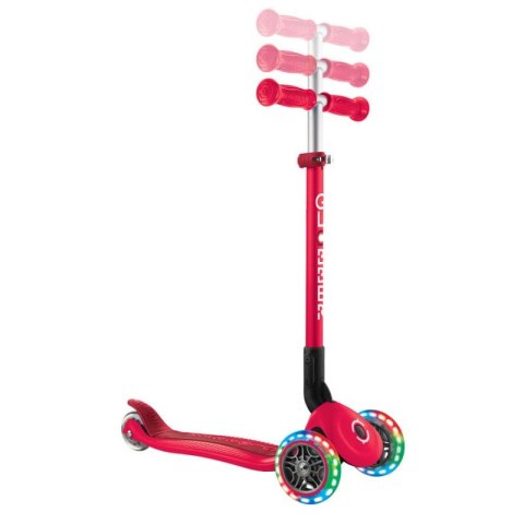 Hulajnoga 3-kołowa Globber Primo Foldable Lights 432-102-2 New Red Hulajnoga 3-kołowa Globber Primo Foldable Lights 432-102-2 New Red