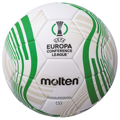 Piłka do piłki nożnej Molten UEFA Europa Conference League 2021/22 F5C5000 Piłka do piłki nożnej Molten UEFA Europa Conference League 2021/22 F5C5000