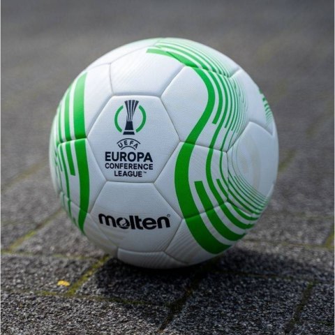 Piłka do piłki nożnej Molten UEFA Europa Conference League 2021/22 F5C5000 Piłka do piłki nożnej Molten UEFA Europa Conference League 2021/22 F5C5000