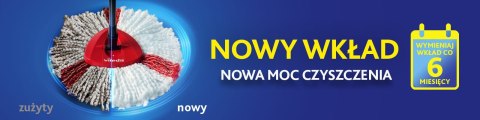 Wkład do mopa obrotowego Vileda TURBO 2w1 Wkład do mopa obrotowego Vileda TURBO 2w1