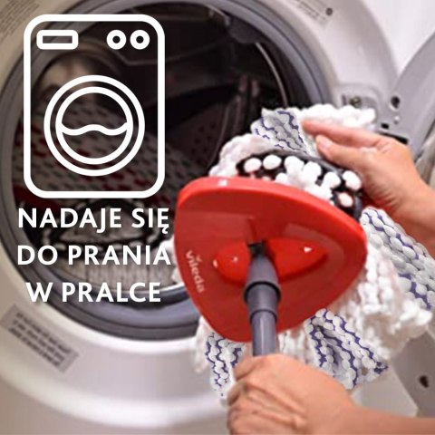 Wkład do mopa obrotowego Vileda TURBO 3w1 Microfibre Wkład do mopa obrotowego Vileda TURBO 3w1 Microfibre