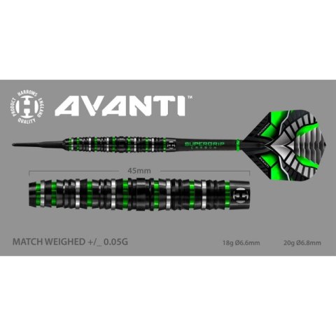Rzutki Harrows Avanti 90% Softip HS-TNK-000016022 Rzutki Harrows Avanti 90% Softip HS-TNK-000016022
