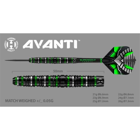Rzutki Harrows Avanti 90% Steeltip HS-TNK-000016023 Rzutki Harrows Avanti 90% Steeltip HS-TNK-000016023
