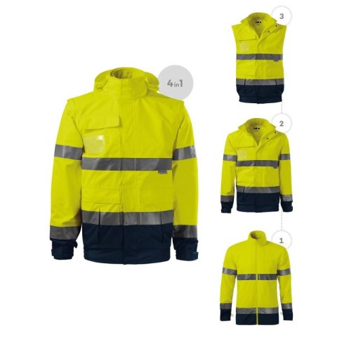 Kurtka Rimeck HV Guard 4 in 1 M MLI-5V297 fluorescencyjny żółty Kurtka Rimeck HV Guard 4 in 1 M MLI-5V297 fluorescencyjny żółty