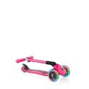 Hulajnoga 3-kołowa Globber Foldable Lights Fuchsia Jr 437-110