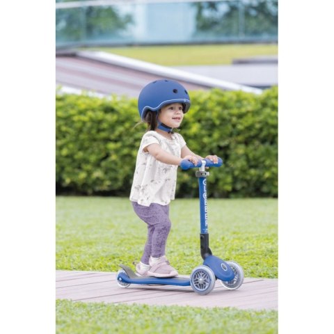 Hulajnoga 3-kołowa Globber Foldable Lights Navy Blue Jr 437-100 Hulajnoga 3-kołowa Globber Foldable Lights Navy Blue Jr 437-100