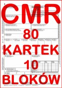 CMR List Przewozowy 80 kartek - 10 sztuk (5)