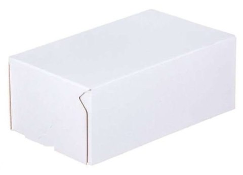 Karton Fasonowy 250x200x80mm BIAŁY-BRĄZOWY 3W E 350g/m2 - 200 sztuk Karton Fasonowy 250x200x80mm BIAŁY-BRĄZOWY 3W E 350g/m2 - 200 sztuk