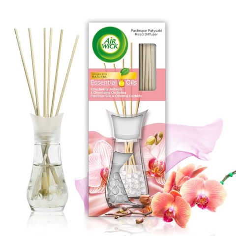 Air Wick Pachnące Patyczki Szlachetny Jedwab z Orientalną Orchideą/Precious Silk & Oriental Orchids 25ml Air Wick Pachnące Patyczki Szlachetny Jedwab z Orientalną Orchideą/Precious Silk & Oriental Orchids 25ml
