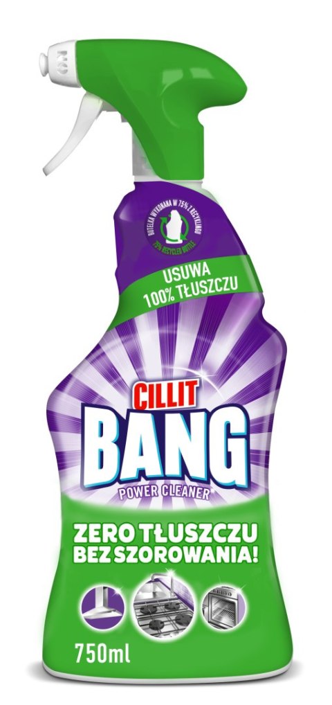 CILLIT BANG Power Cleaner Tłuszcz i Smugi 750ml Spray CILLIT BANG Power Cleaner Tłuszcz i Smugi 750ml Spray