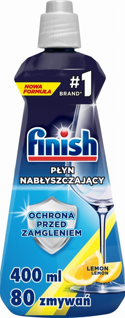 FINISH Płyn nabłyszczający Shine&Protect 400 ml cytrynowy FINISH Płyn nabłyszczający Shine&Protect 400 ml cytrynowy