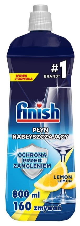 FINISH Płyn nabłyszczający Shine&Protect 800 ml cytrynowy FINISH Płyn nabłyszczający Shine&Protect 800 ml cytrynowy