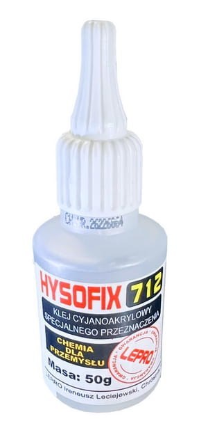 Klej Cyjanoakrylowy HYSOFIX 712 - 50g Klej Cyjanoakrylowy HYSOFIX 712 - 50g