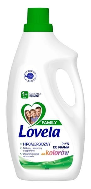Lovela Family Płyn do Prania Color 1,85l Lovela Family Płyn do Prania Color 1,85l