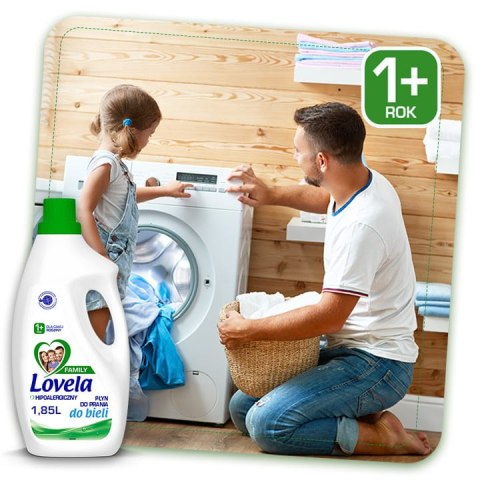 Lovela Family Płyn do Prania White 1,85l Lovela Family Płyn do Prania White 1,85l