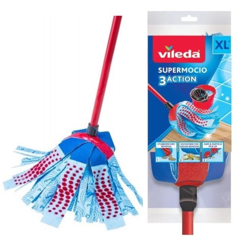 Mop Vileda 3Action Velour XL Mop Vileda 3Action Velour XL