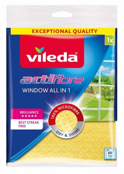 Ściereczka Vileda ACTIFIBRE okienna 1 szt. Ściereczka Vileda ACTIFIBRE okienna 1 szt.
