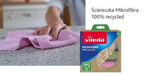 Ściereczka Vileda Mikrofibra 100% Recycled 3 szt. Ściereczka Vileda Mikrofibra 100% Recycled 3 szt.