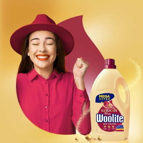 Woolite Colour Keratin 4,5l/75 prań Woolite Colour Keratin 4,5l/75 prań