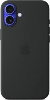 Apple iPhone 16 Plus Silicone Case with MagSafe black