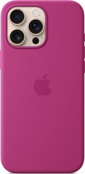 Apple iPhone 16 Pro Max Silicone Case with MagSafe fuchsia