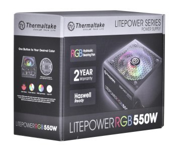 Zasilacz Thermaltake Litepower RGB PS-LTP-0550NHSANE-1 (550 W; Aktywne; 120 mm) Zasilacz Thermaltake Litepower RGB PS-LTP-0550NHSANE-1 (550 W; Aktywne; 120 mm)