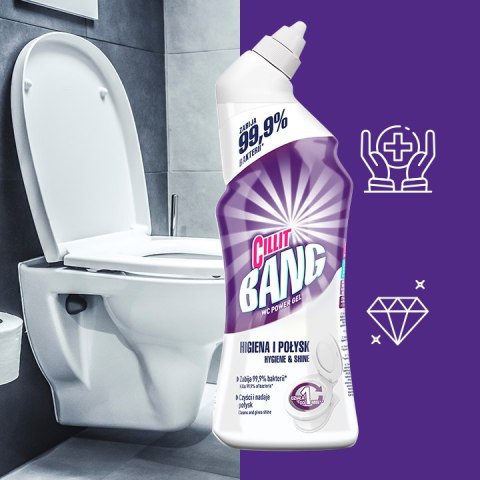 CILLIT BANG Żel do toalet - Wybielanie i Dezynfekcja 750ml CILLIT BANG Żel do toalet - Wybielanie i Dezynfekcja 750ml